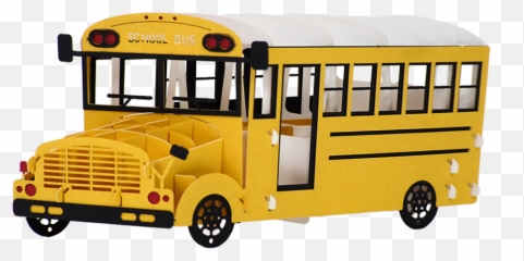 School Bus Pop Up Card - School Bus Emoji,Bus Emoji