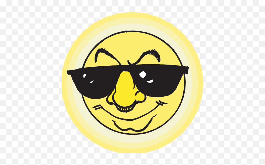 Idaho - Sun With Sunglasses Emoji,Whew Emoticon