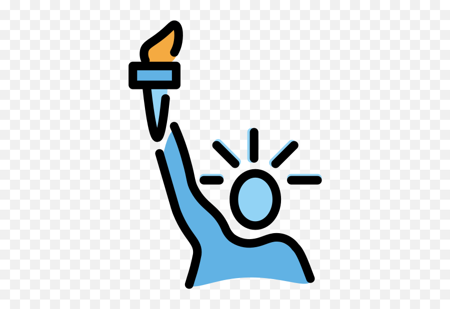 Emoji - Clip Art,Emoji Statue Of Liberty And Newspaper