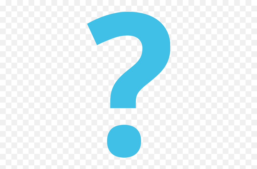 Black Question Mark Ornament Emoji For Facebook Email Sms - Blue Question Mark Emoji,Question Emoji
