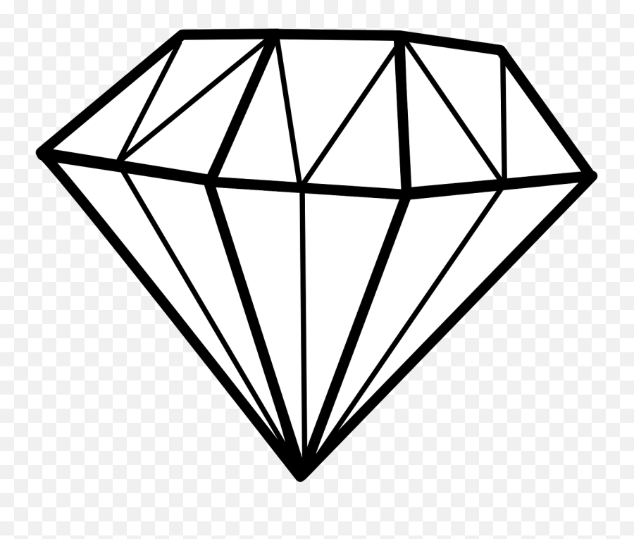 Diamond Chrystal Gem White Jewel - Clip Art Of Diamond Emoji,Crown Diamond Emoji
