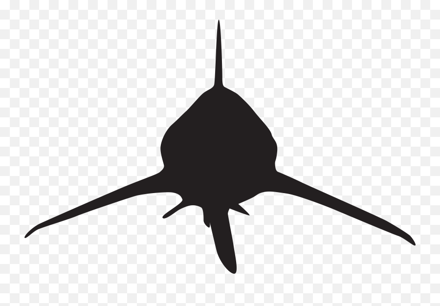 Surfboard Shark Transparent Png - Shark Clipart Silhouette Transparent Emoji,Swordfish Emoji
