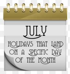 July Day of Month Holidays - WebHolidayscom Camellia Emoji