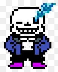 Random Image From User - Sans Pixel Art Clipart Full Size Sans Pixel Art Emoji,Sans Emoji
