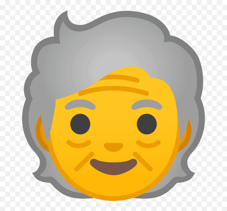 Older Person Emoji Clipart - Elder Emoji,Bald Emoji