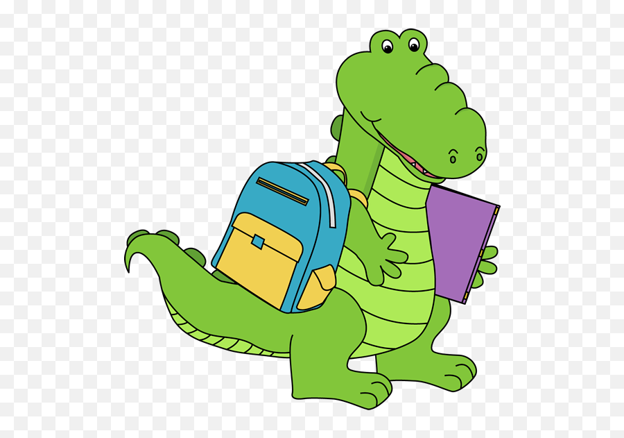 Alligator Adorable Alligator Kid - Animal School Clipart Emoji,Flag And Alligator Emoji