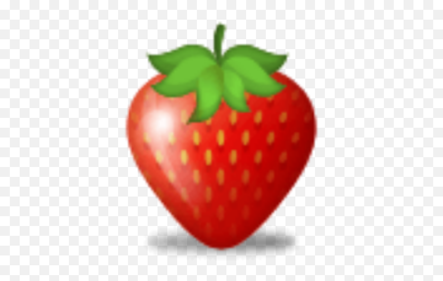Red Emoji Berry Strawbery - Strawberry,Berry Emoji