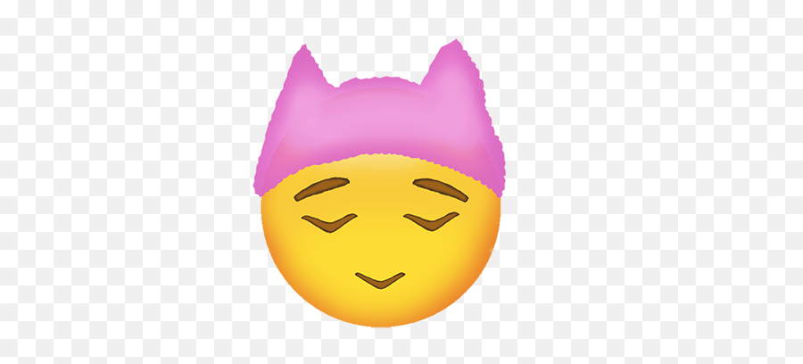 Krista Suhs Pink Hat Emojis - Smiley,Cancel Emoji