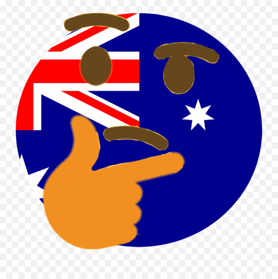 Discord Emoji Png Thonk Emoji - Australian Flag,Australia Emoji
