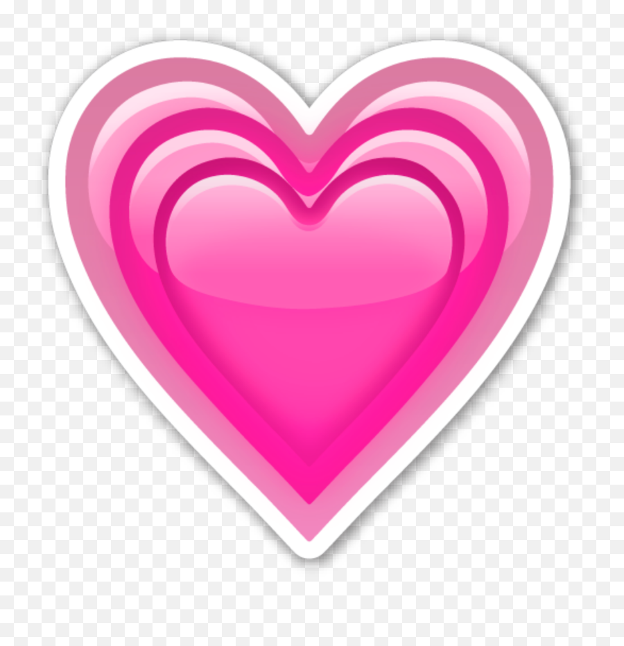 Two Hearts Emoji - Pink Heart Emoji Png,Hearts Emoji Png
