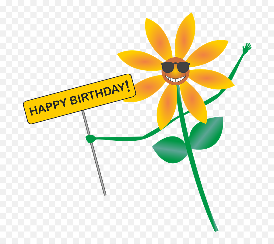Flower Clipart Happy Birthday Emoji,Shovel Emoji