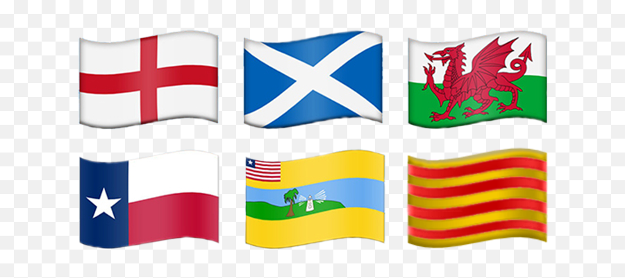 Senyera Emoji - England Wales Scotland Flag,Catalan Flag Emoji