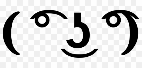 Lenny Face Transparent Background - Lenny Face Transparent Emoji,Lenny Emoticon