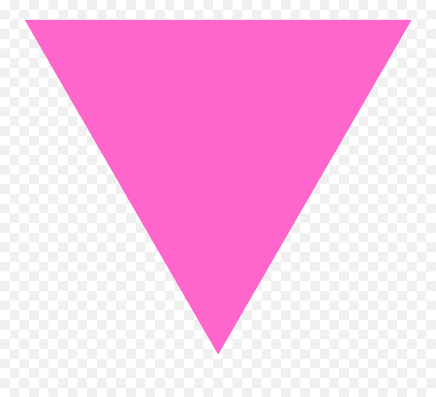 Pink Triangle - Lgbt Pink Triangle Emoji,Anti Lgbt Emoji