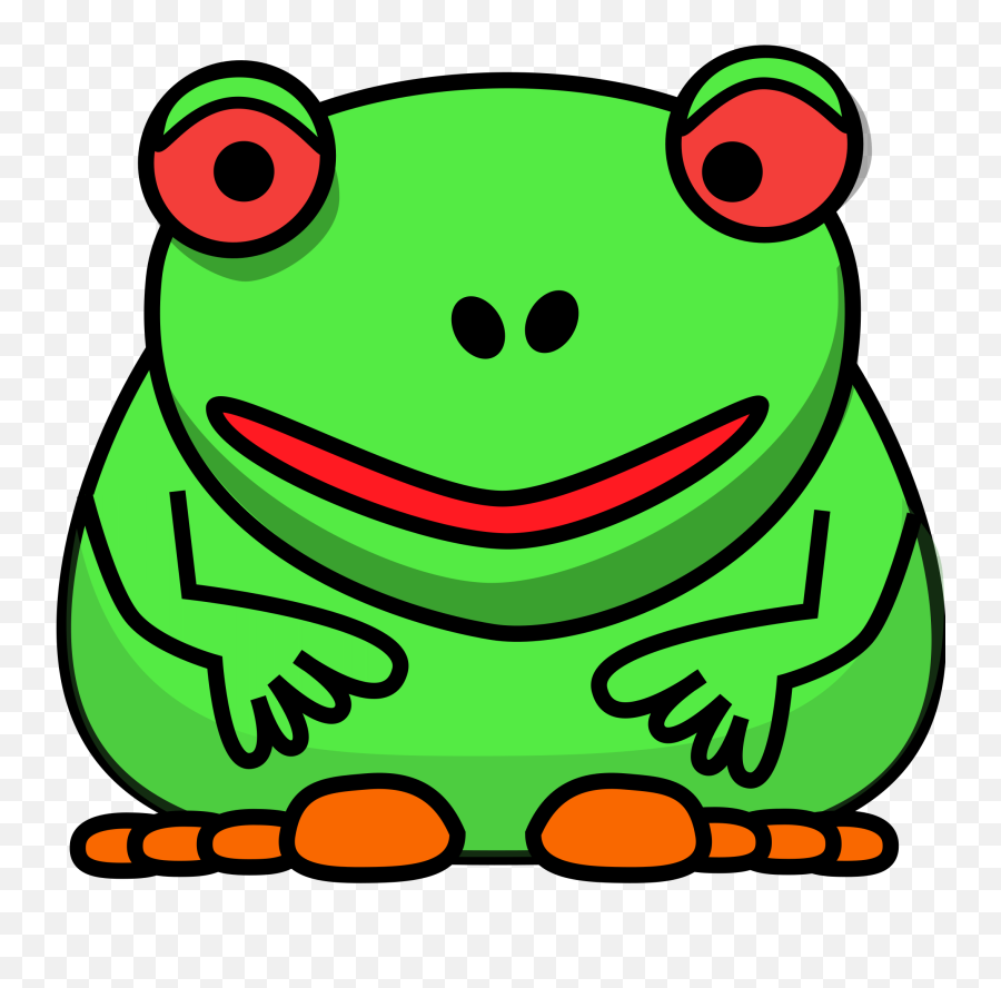 Bullfrog - Frog Clipart Cartoon Png Emoji,Frog Emoji Transparent