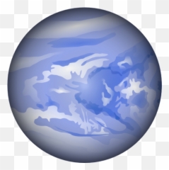 Alien Planet Clipart Image - Neptune Emoji