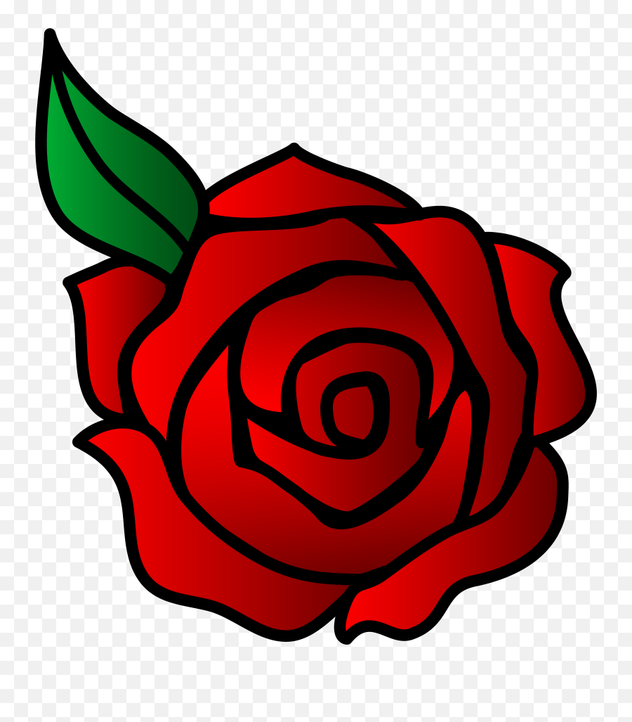 Cartoon Drawing Free Download Clip Art - Rose Cartoon Drawing Emoji,Rose Emoji Art