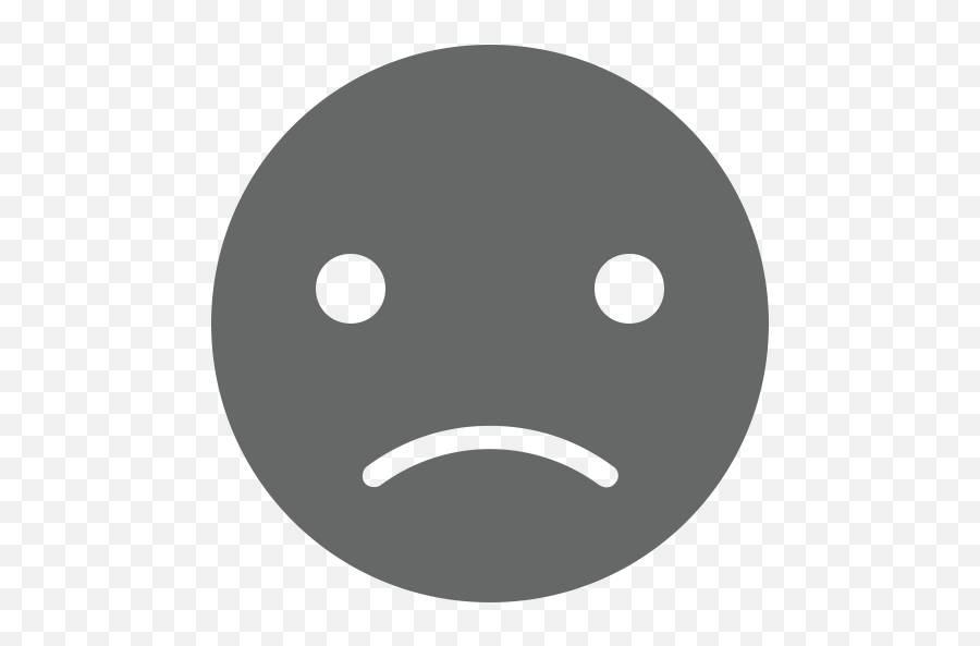 Sadface Icon Free Icons Uihere - Circle Emoji,Sad Face Emoji
