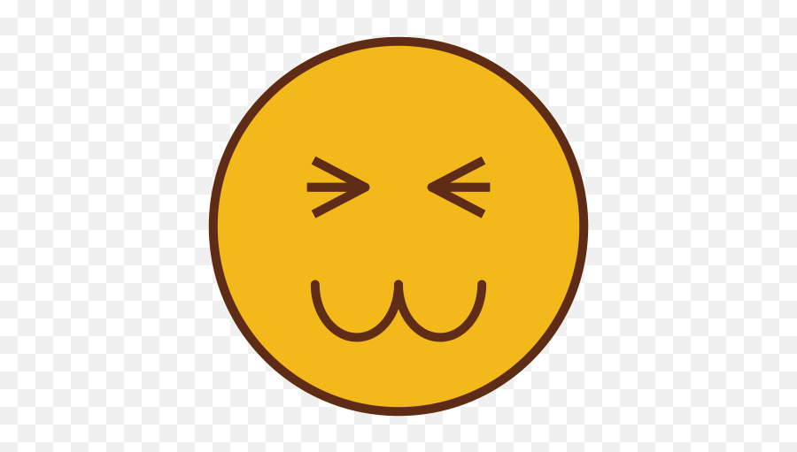 Emoji Icon Of Colored Outline Style - Smiley,Emoji Icons Answer