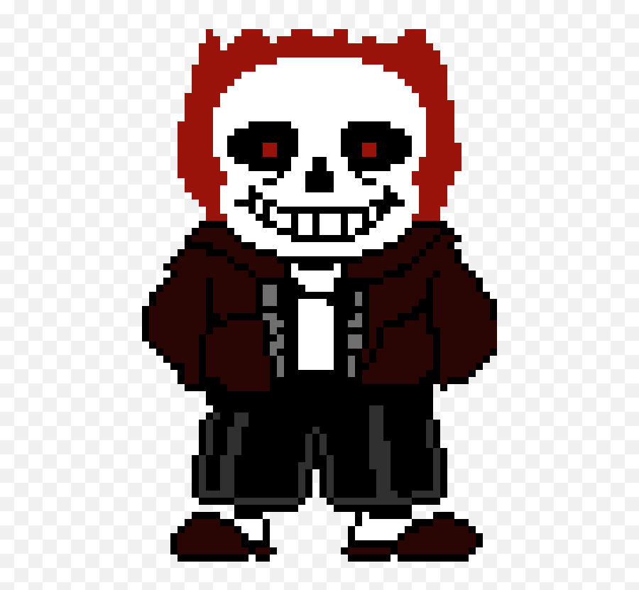 Download Hd Ghost Rider Sans Sprite - Ghost Rider Pixel Art Sans 2 Blue Eyes Emoji,Sans Emoji