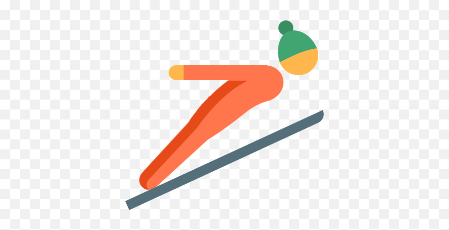 Ski Jumping Icon - Ski Jump Icon Emoji,Emoji Jump