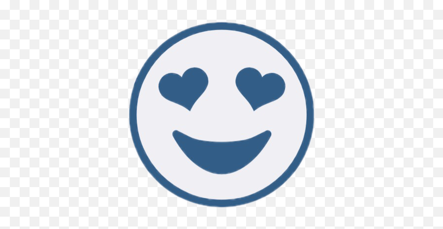Emoji Hearts Heart Heartemoji Navyblue - Smiley,Navy Emoji