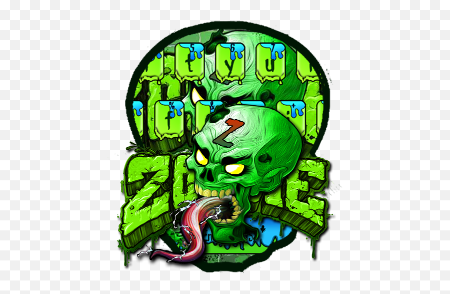 About Zombie Skull Graffiti Cool Keyboard Theme Google - Illustration Emoji,Zombie Emojis