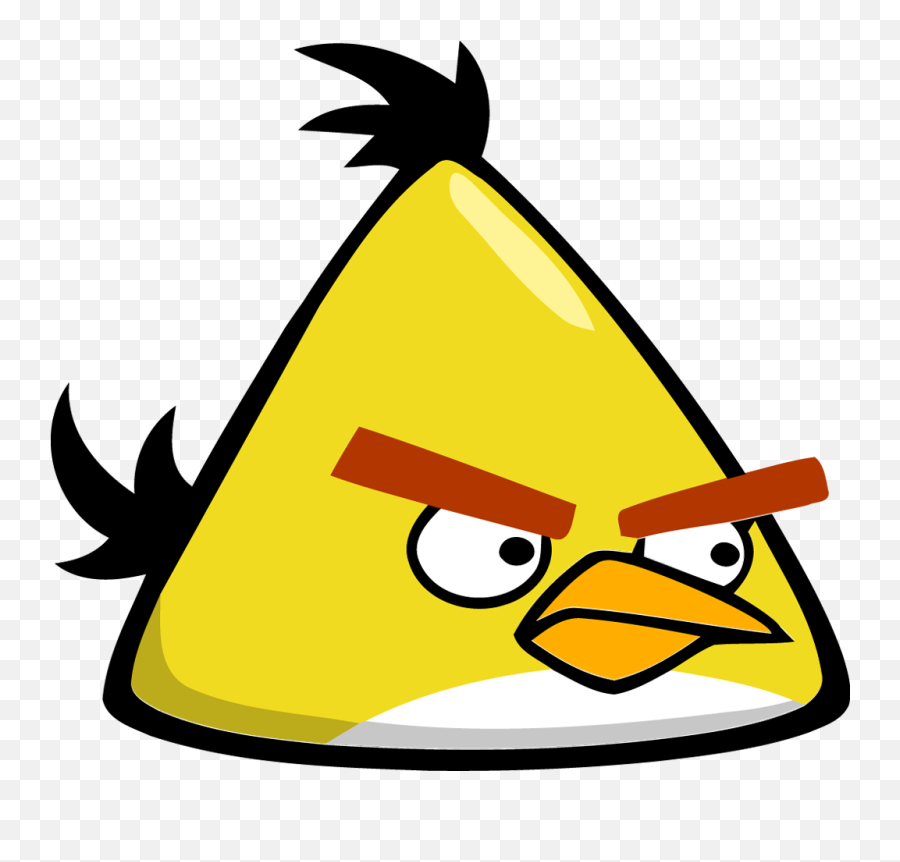 Angry Bird Yellow Icon - Angry Birds Clipart Emoji,Angry Birds Emojis