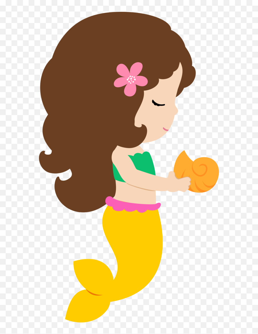Cartoon Clipart Mermaid Cartoon Mermaid Transparent Free - Mermaid Cliparts Black And White Emoji,Mermaid Emoji For Iphone