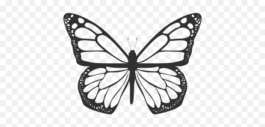 Butterfly Icon At Getdrawings Free Download - Monarch Butterfly Silhouette Emoji,Free Butterfly Emoji