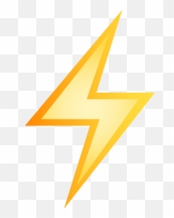 Emoji High Voltage Lightning Copy - Foudre