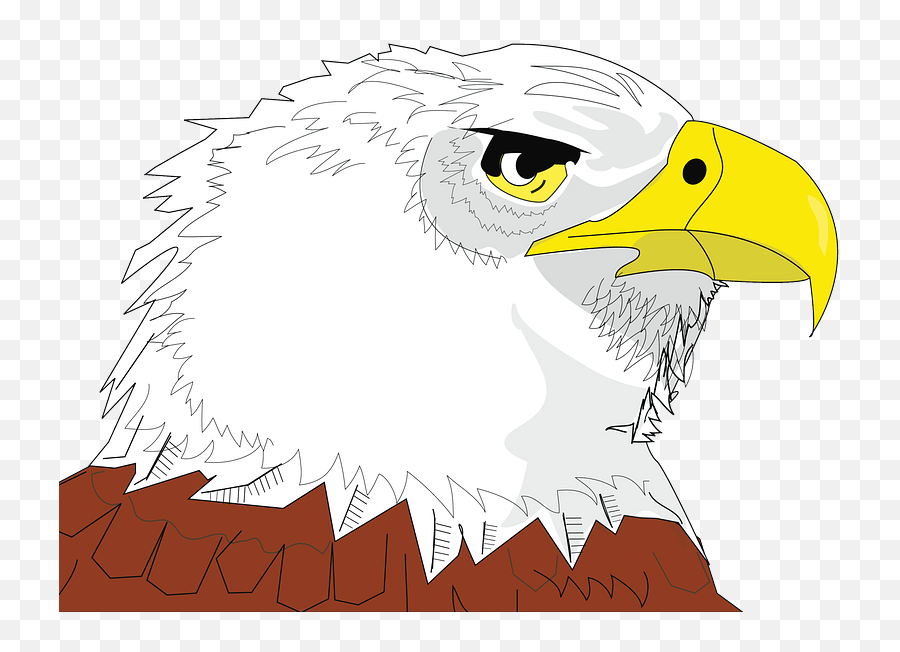 Bald Eagle Face Clipart - Bald Eagle Emoji,Eagle Emoji