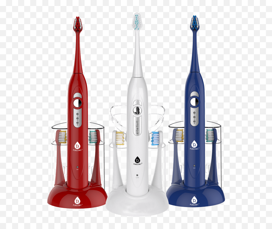 Pursonic S430 Sonic Toothbrush With 12 - Vertical Emoji,Toothbrush Emoji