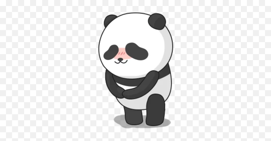 Giant Panda Stickers - Live Wa Stickers Dot Emoji,Emojios