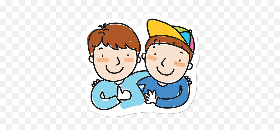 1000free Illustrations And Graphics Of Friends - Pixabay Best Friends Cartoon Png Emoji,Friendship Emoji