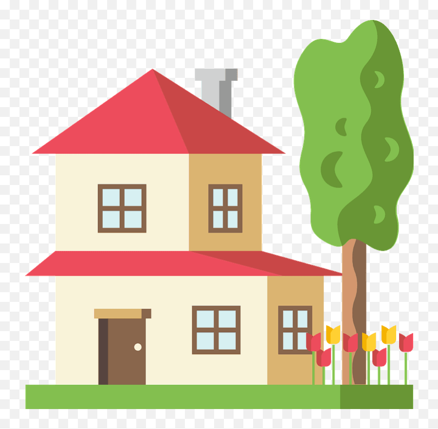 House With Garden Emoji Clipart - We Are Moving To Georgia,Garden Emoji