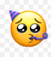 sad party cute Sticker by Nina Funk - Emoji Aesthetic