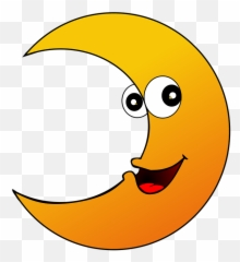 Moon Crescent Face - Trng Li Lim Png Emoji,Santa Emoticon