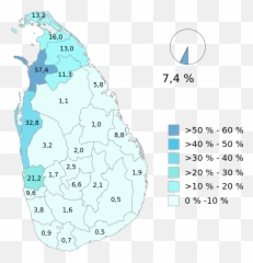 Christentum In Sri Lanka 2012 - Tamil Eelam Map Emoji
