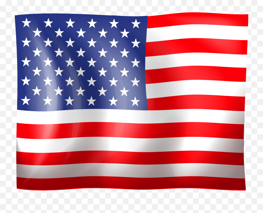 Usa Flag Clipart 0 Clipartcow 2 - American Flag Png Clipart Emoji,Spain Flag Emoji