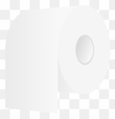 White Toilet Roll - Transparent Paper Emoji