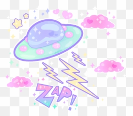 Sweet Space Invaders - Ship Aesthetic Pink Emoji