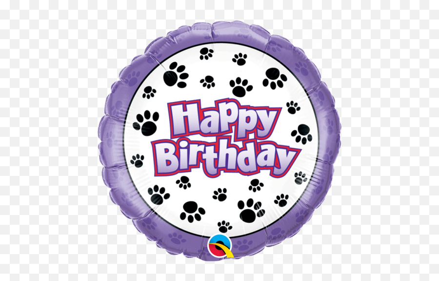 Greetings House - Dog Paw Print Birthday Emoji,Single Paw Print Emoji