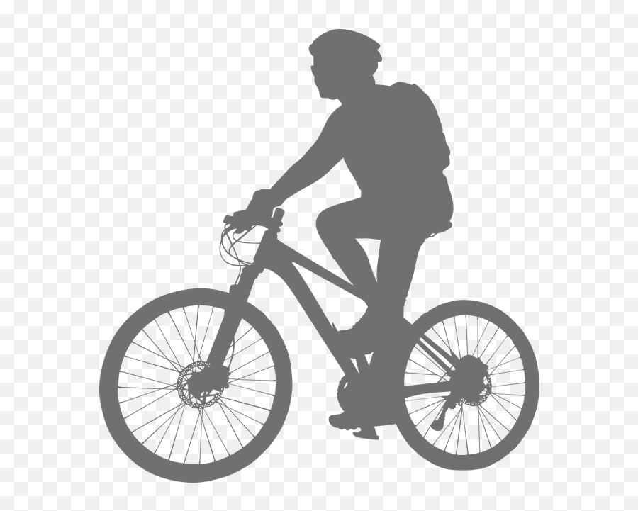 Cycling Png Transparent Images - Mountain Bike Silhouette Vector Emoji,Cyclist Emoji