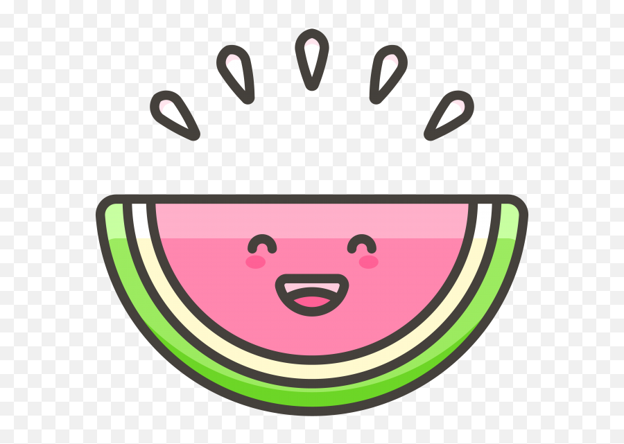 Kumpulan Icon Png Lucu Clipart - Watermelon Emoji,Watermelon Emoticon