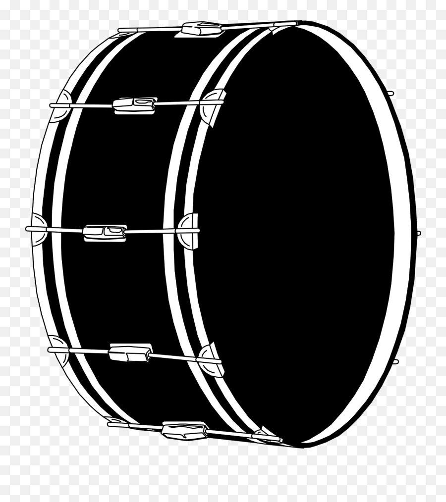 Drums Music Sound Rock Instrument - Bass Drum Clipart Emoji,Drum Roll Emoticon