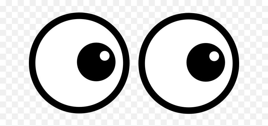 Big Cartoon Eyes Clipart Eyes Cartoon Clip Art Library Free - Clipart Transparent Background Eyes Png Emoji,Googly Eyes Emoji