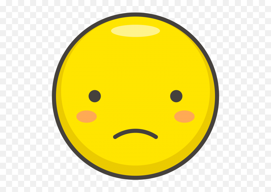 Frowning Face Emoji - Happy Face Emoji Transparent,Sweatdrop Emoji