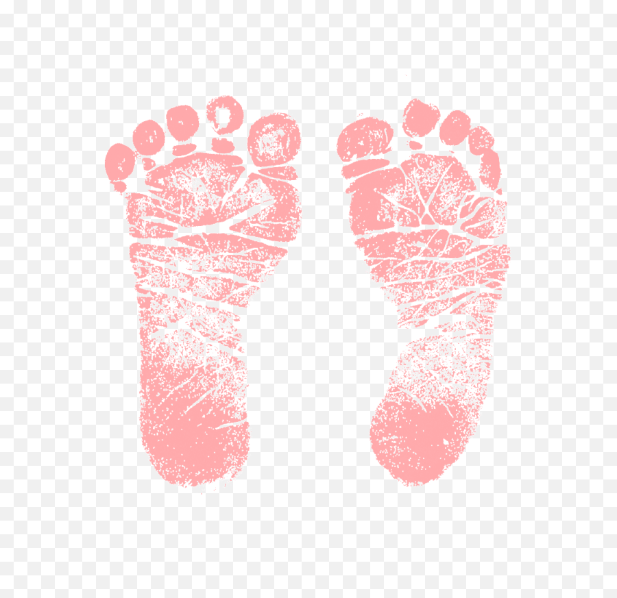 Clip Art Pics For Pink Baby Footprint - Pink Baby Footprint Png Emoji,Feet Emoji