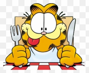 Garfield Stickers For Whatsapp - Garfield Holding A Plate Emoji,Cthulhu Emoji